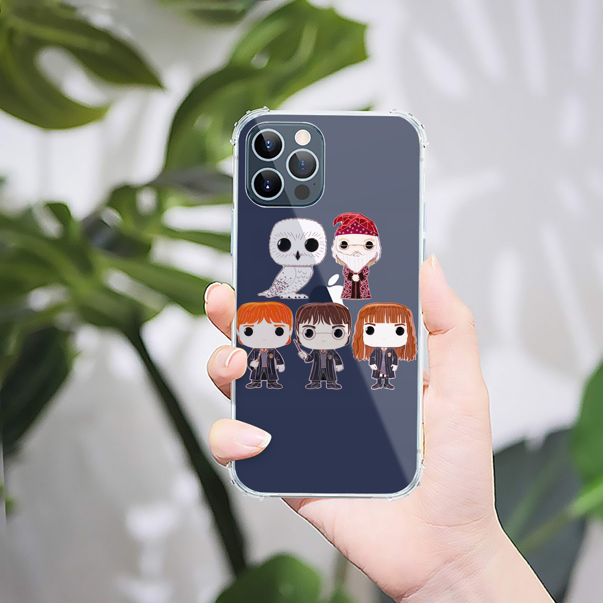 （画像用） Harry Potter ハリー・ポッターシリーズ 【iPhone 12シリーズ対応】透明スマホケース（クリアソフトケース）